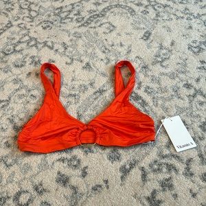 NWT Vitamin A bikini top orange - XL